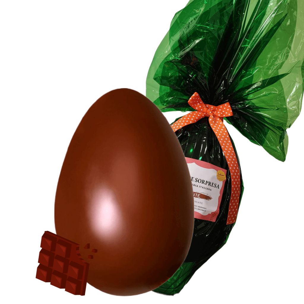 Línea Tradicional. Huevos gigantes hechos de una deliciosa cobertura sabor a chocolate utilizada ampliamente en pastelería y repostería. Regalo especial para hombres mujeres y niños